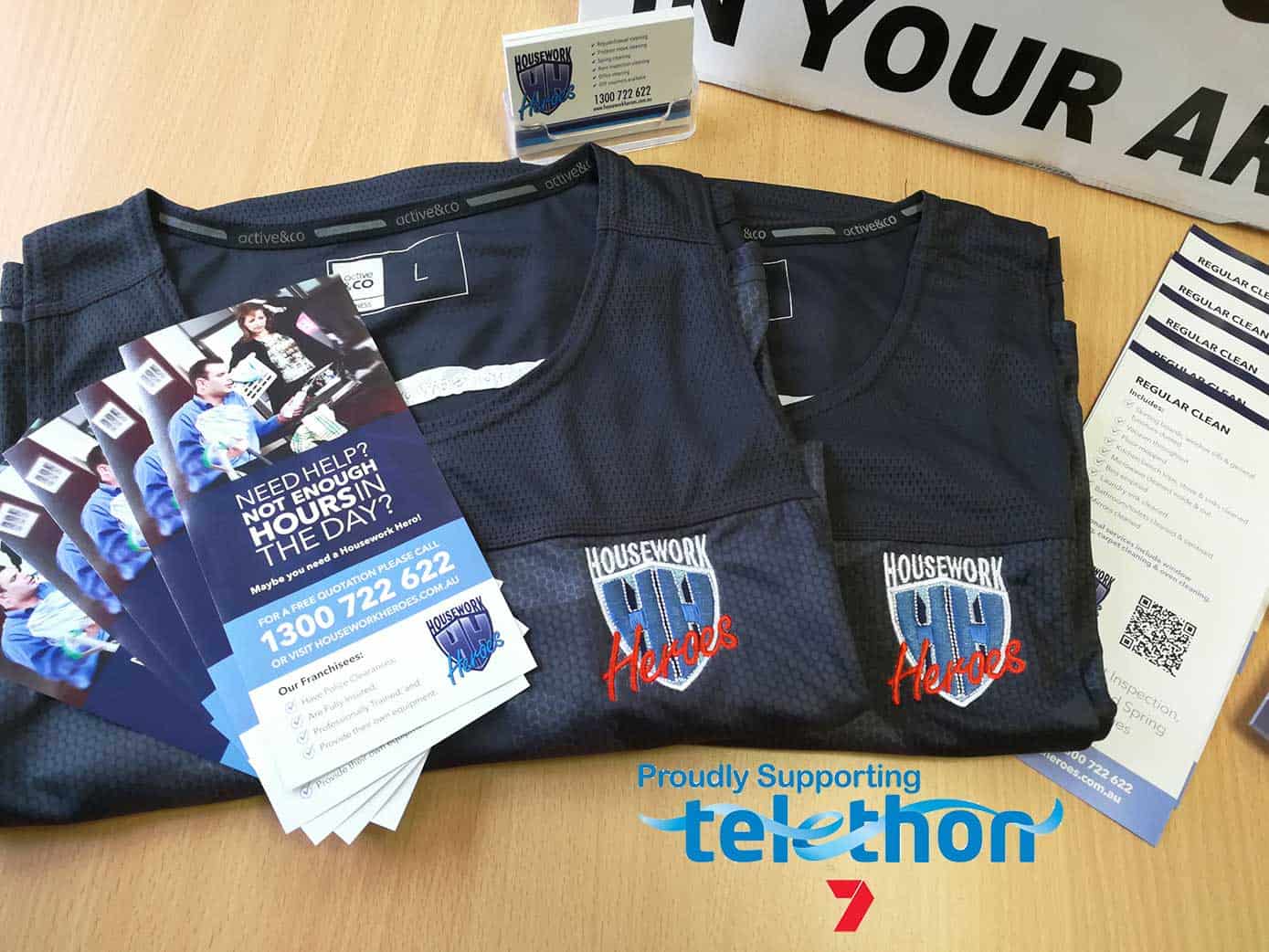 Housework Heroes Charity Kit for Safety Bay's Telethon Challenge